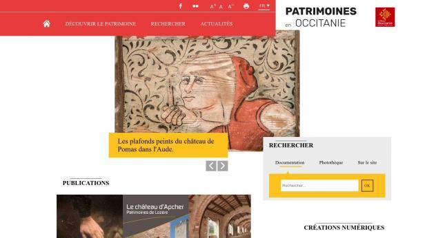Patrimoines en Occitanie - valorisation numérique Patrimoines en Occitanie - valorisation numérique