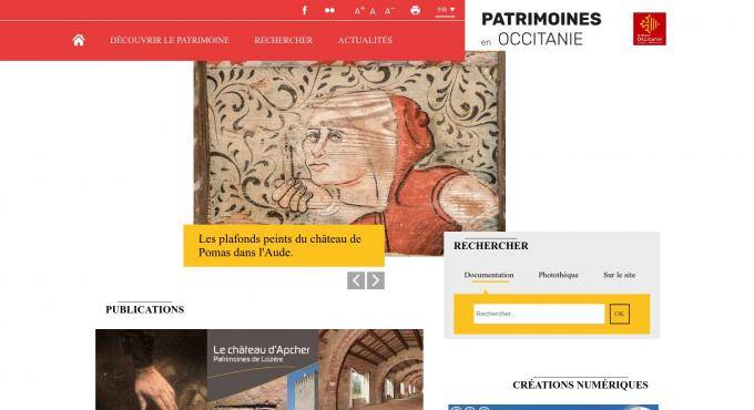 Patrimoines en Occitanie - valorisation numérique Patrimoines en Occitanie - valorisation numérique