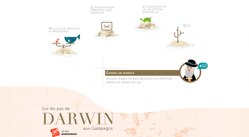 Sur les pas de Darwin