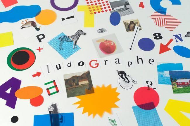 Le Ludographe - connaître et pratiquer le design graphique à l'école élémentaire © Cnap / design graphique : Paul Cox / photo : Nicolas Giraud